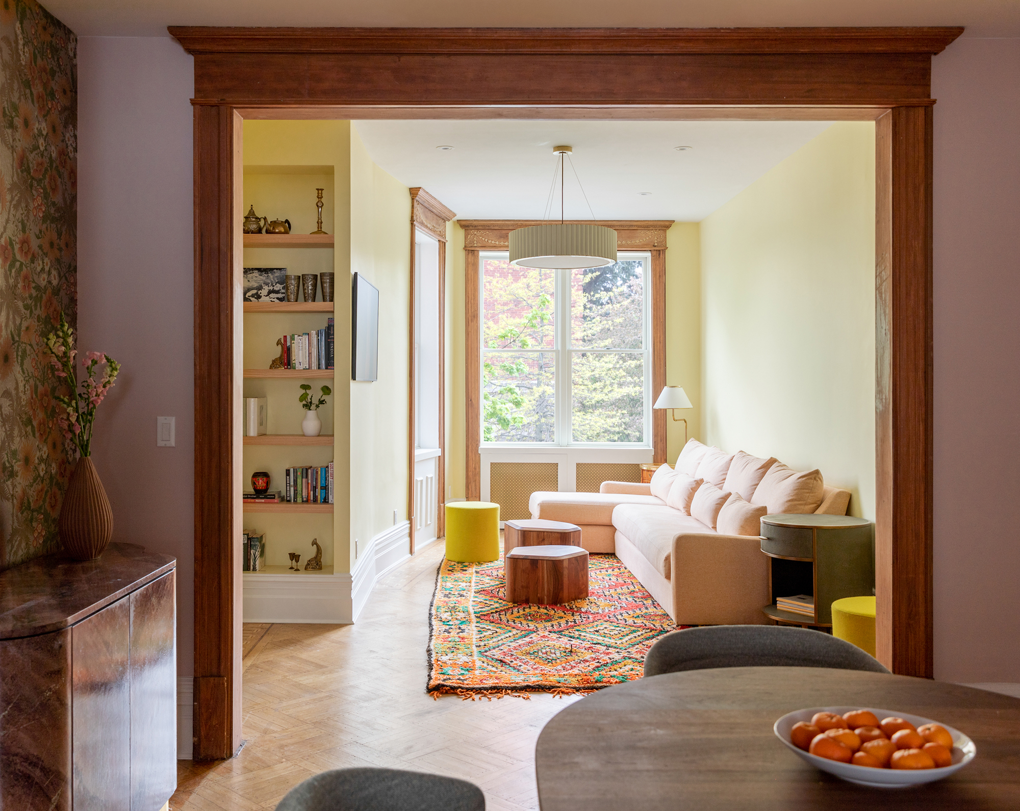 DINING INTO FRONT ROOM